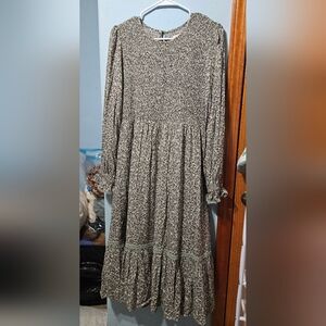 Orange Creek Floral Midi Dress